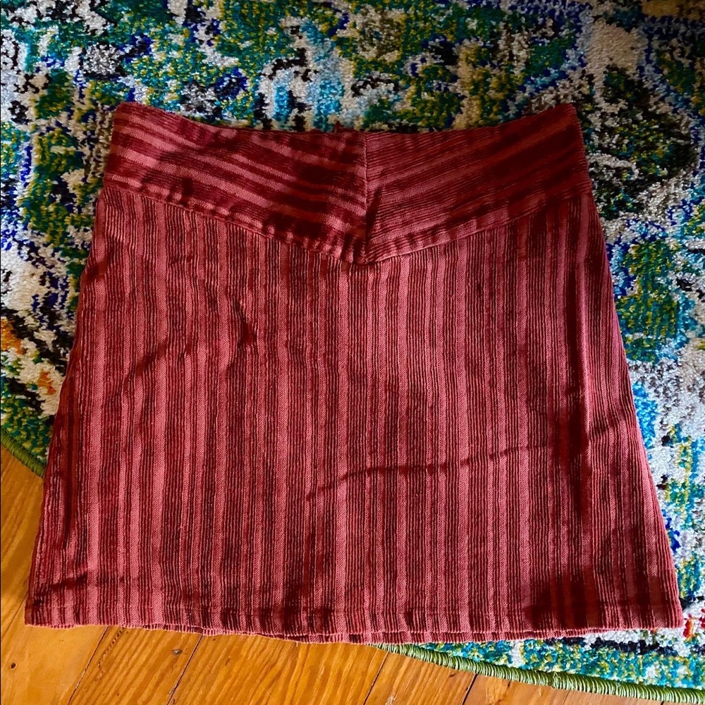 Forever 21 Maroon Mini Skirt